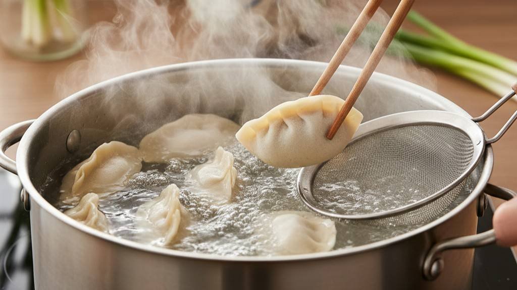 How To Cook Frozen Dumplings By Boiling Them For Soft Texture