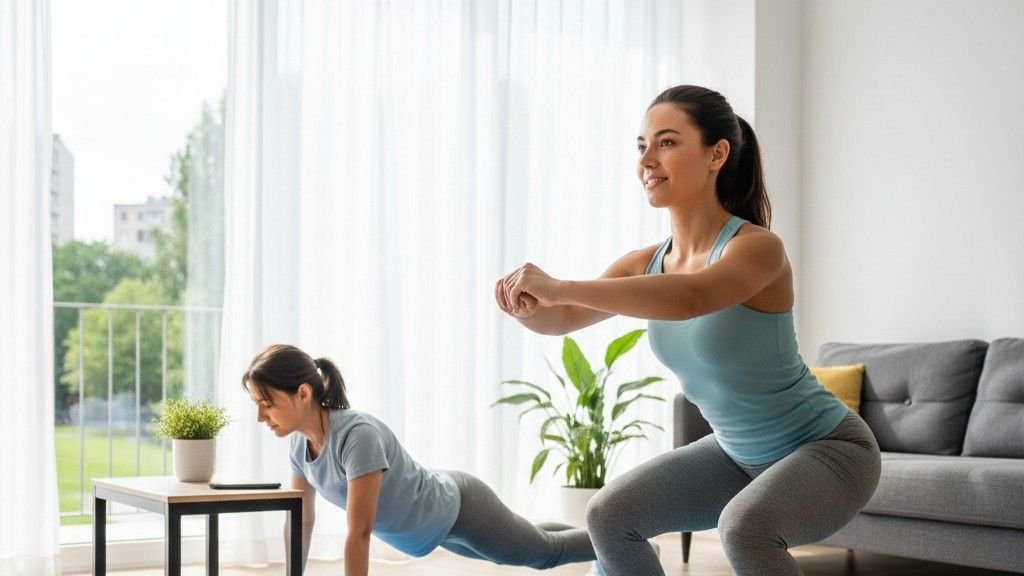 Workout Routine Using the 3-2-1 Balanced Method
